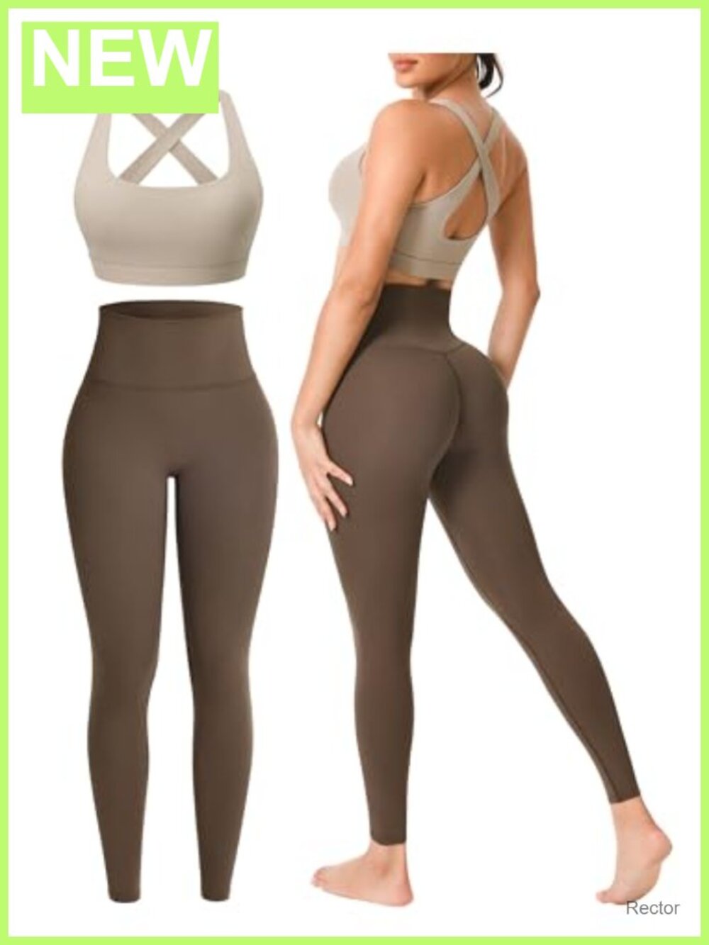 Seamless 2-Piece Workout Set with Sports Bra & Leggings